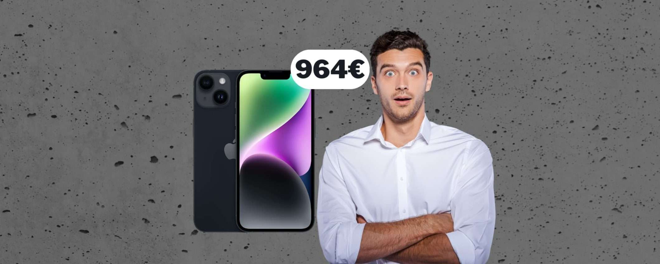 iPhone 14: la versione da 256GB in offerta a 963€ su ePRICE