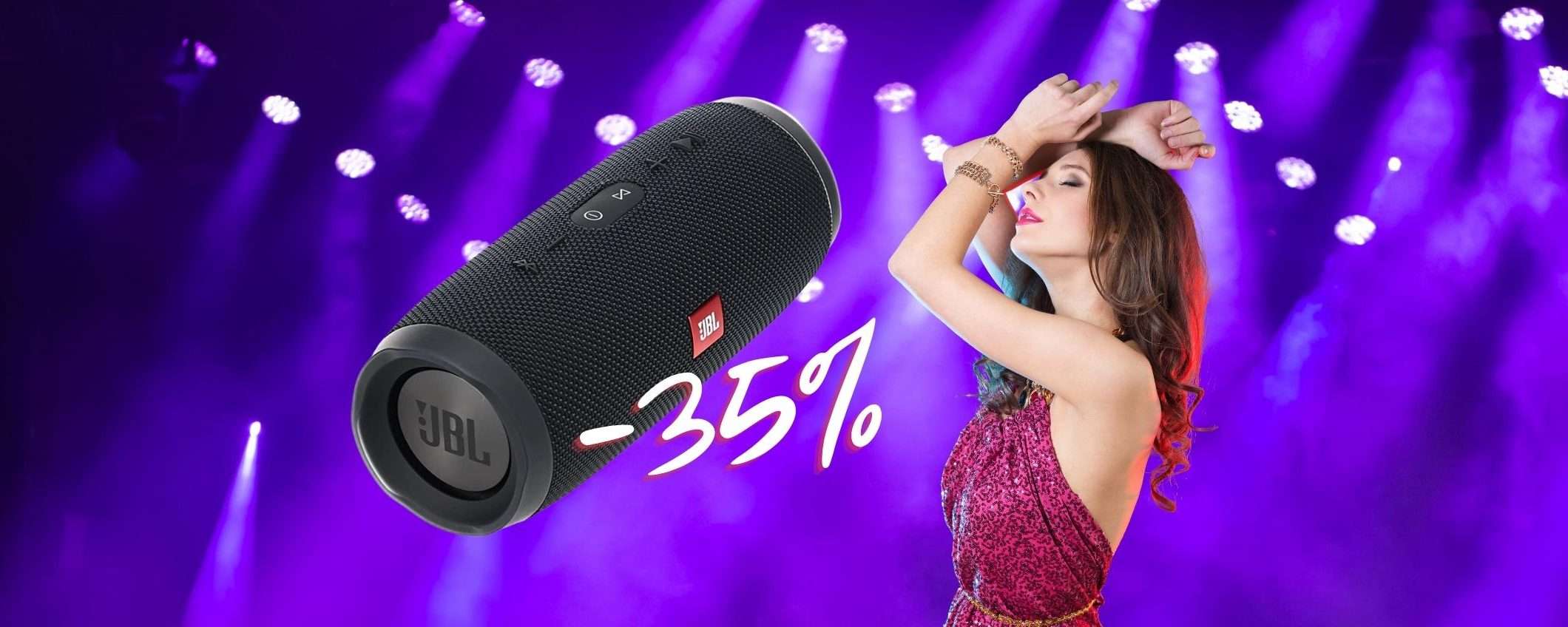 JBL Charge 3: speaker wireless portatile MERAVIGLIOSO al 35%