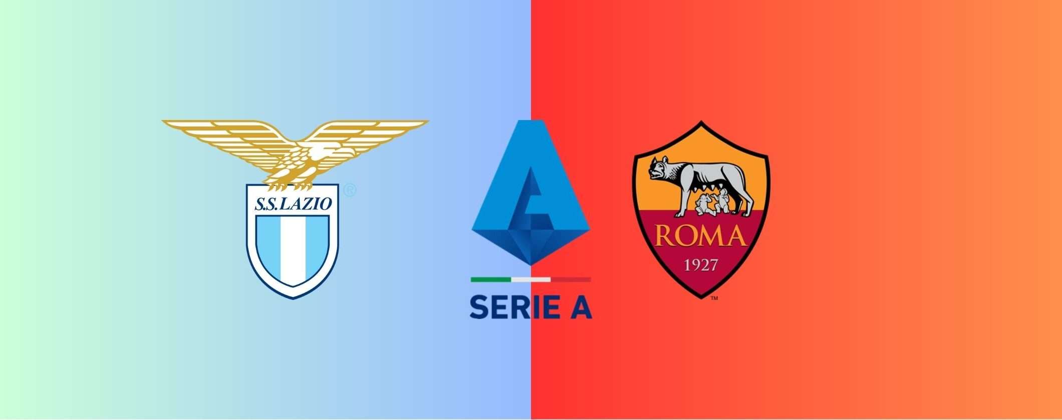 Lazio-Roma: guarda il derby in streaming anche dall'estero