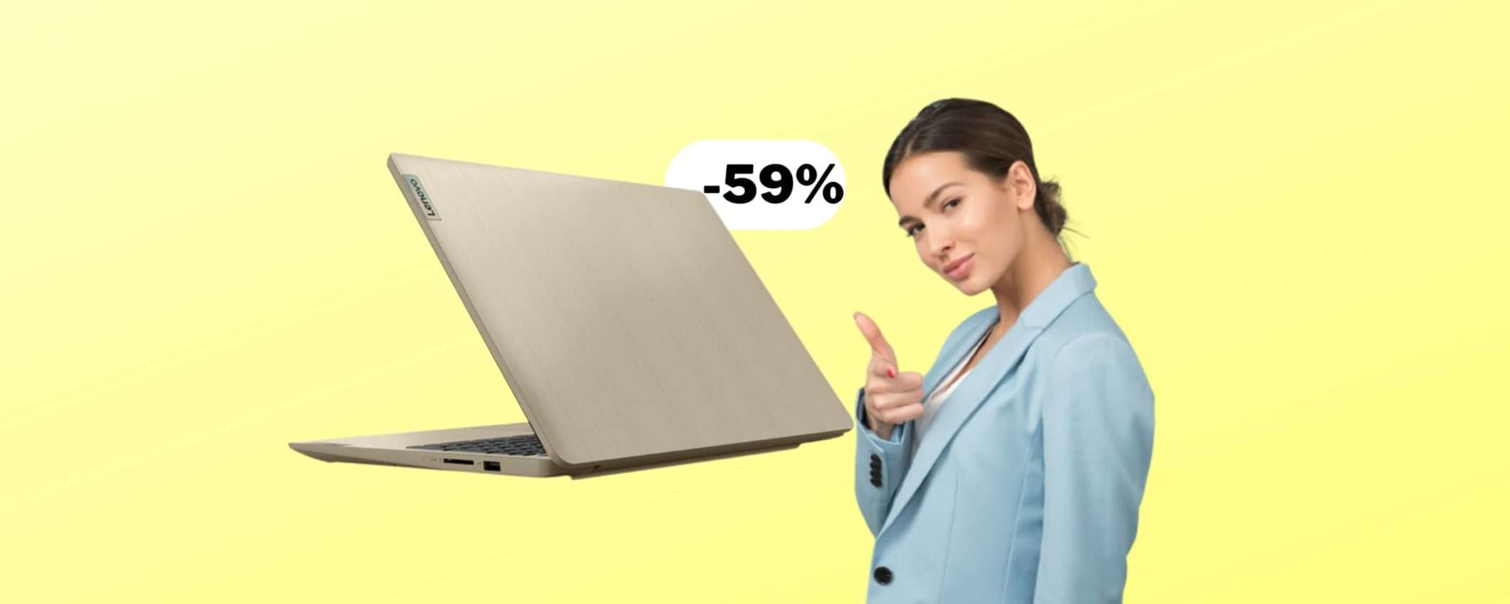 IdeaPad 3i Gen 6 SCONTATISSIMO su Monclick (-59%)