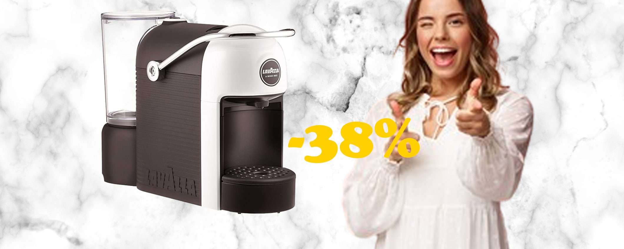 Macchina per caffè Jolie Lavazza A Modo Mio: sconto FOLLE su eBay