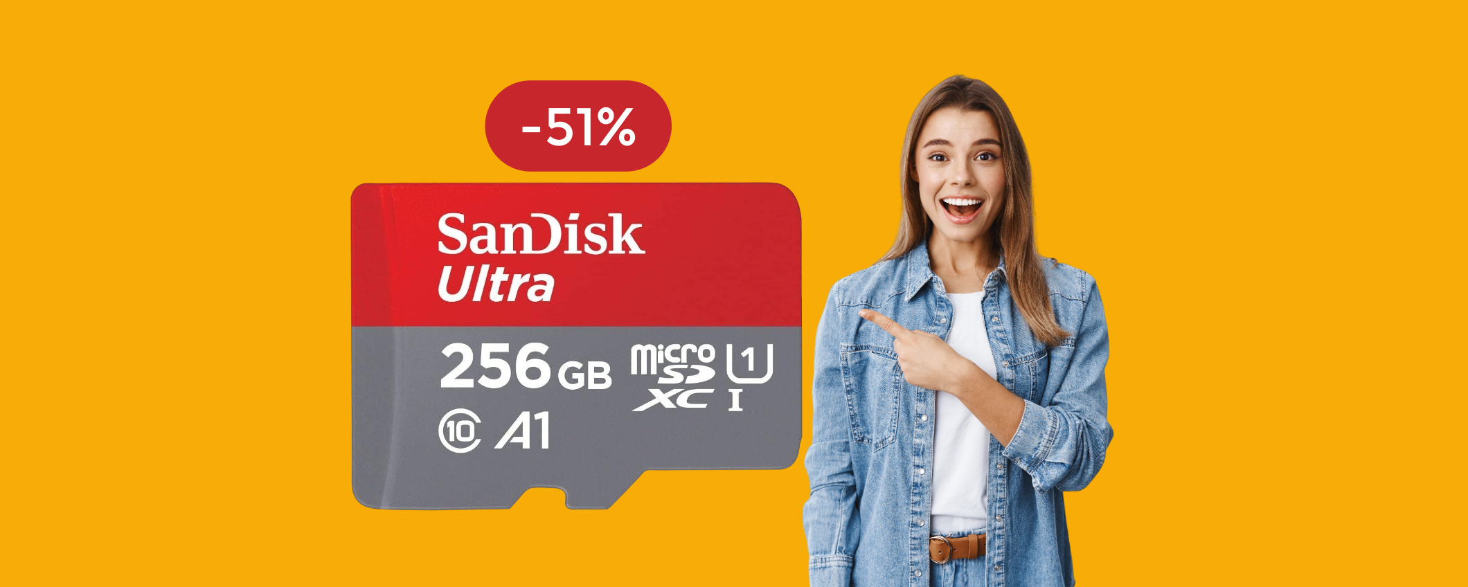 MicroSD 256GB a meno di METÀ PREZZO: con 30€ è già tua