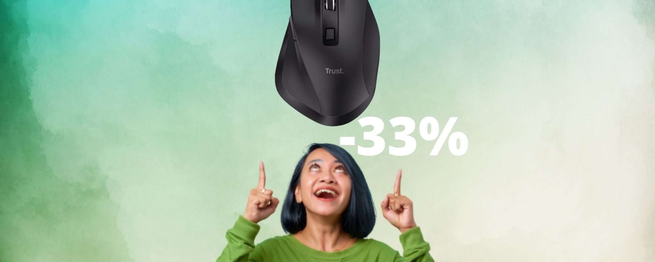 Mouse professionale Trust: uno dei più venduti su Amazon, in super sconto