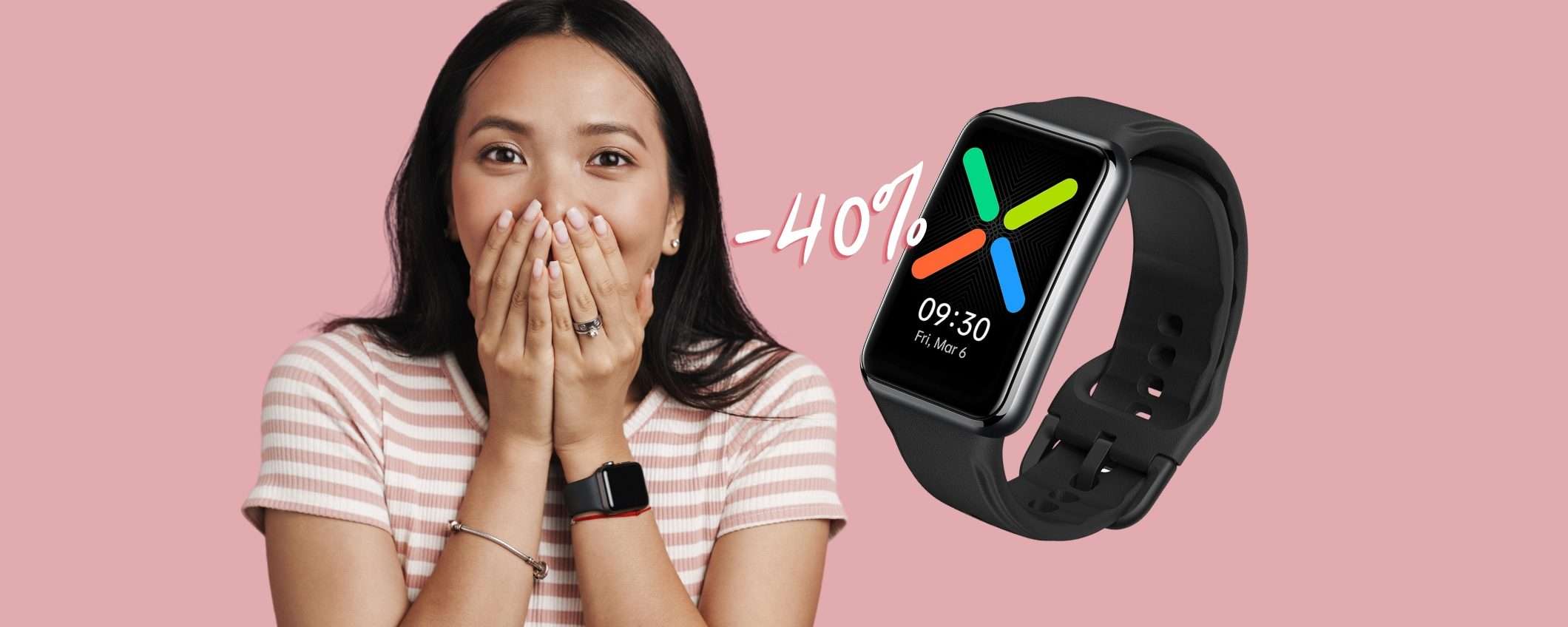 OPPO Watch Free a MENO di 60€ è da prendere ADESSO (-40%)