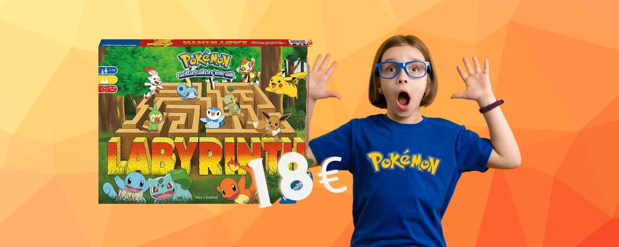 Pokemon Labyrinth: il gioco da tavolo che cambia in contuinuazione a 18€