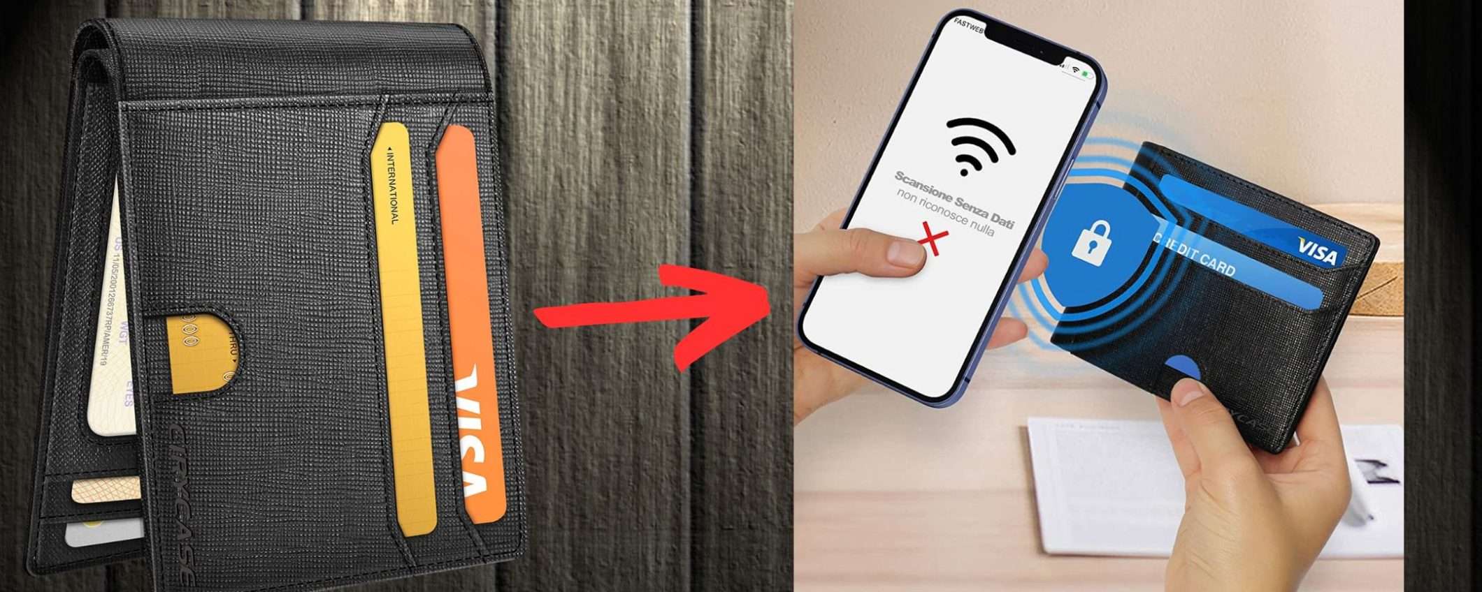Sembra solo un portafogli, ma è un POTENTE strumento di protezione (13€)