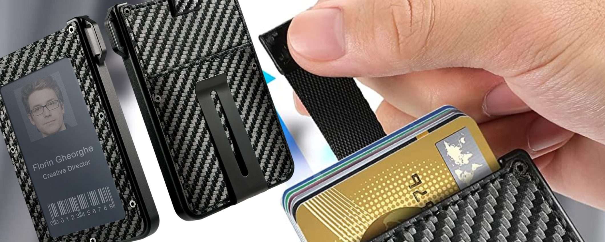 Portafogli ultra slim con BLOCCO RFID a 9,99€: carte di credito al sicuro