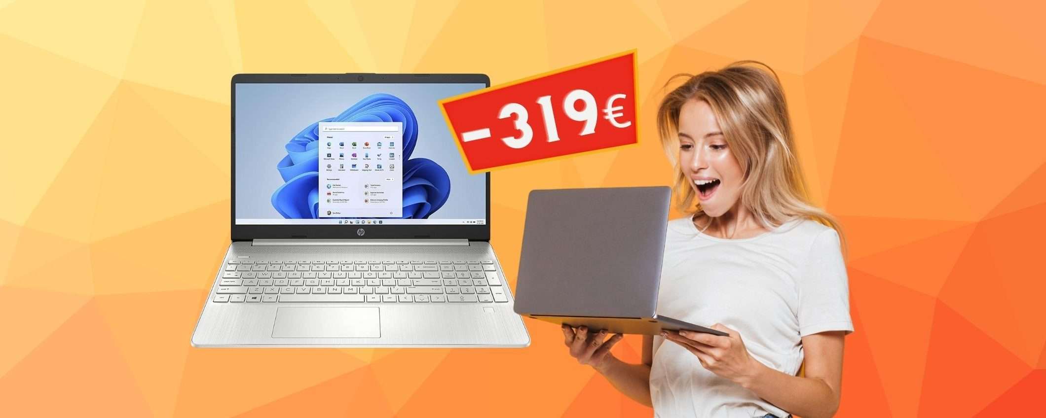 Portatile HP con Intel Core i7 a prezzo da CAPOGIRO (-319€)