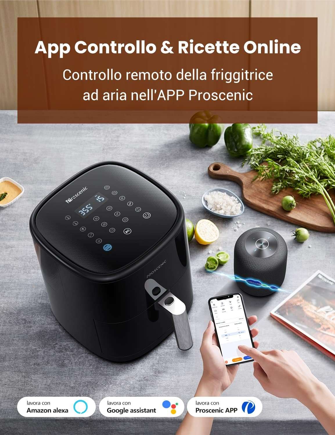 proscenic-t22-torna-offerta-friggitrice-ad-aria-app