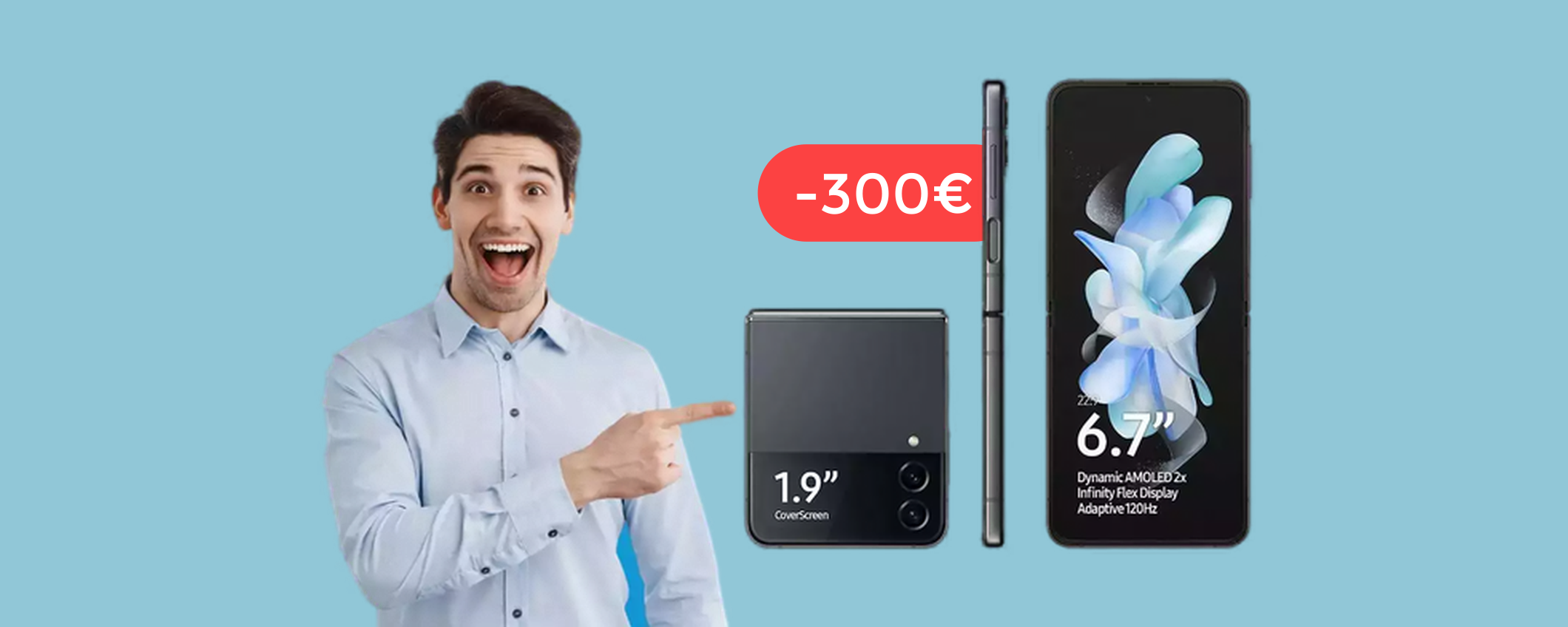 Samsung Galaxy Z Flip 4: il SUPER SCONTO che aspettavi è qui (-300€)