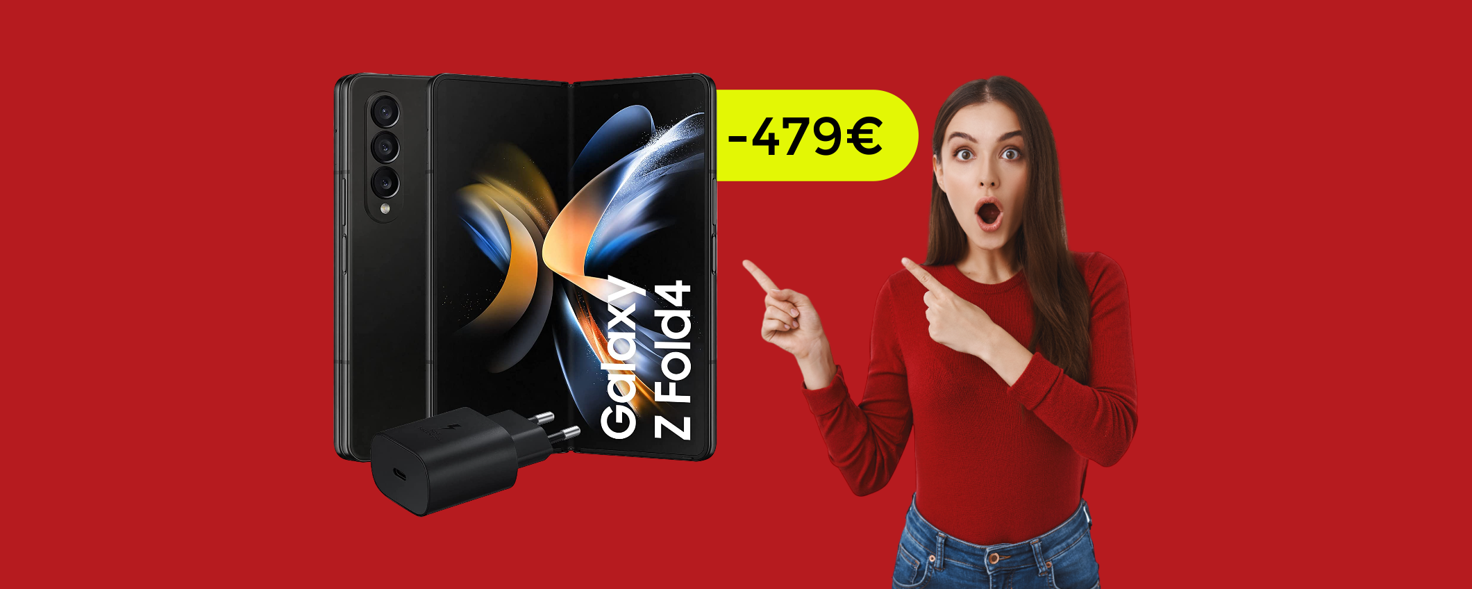 Samsung Galaxy Z Fold4 5G, ora o mai più: SCONTO da brividi (-479€)