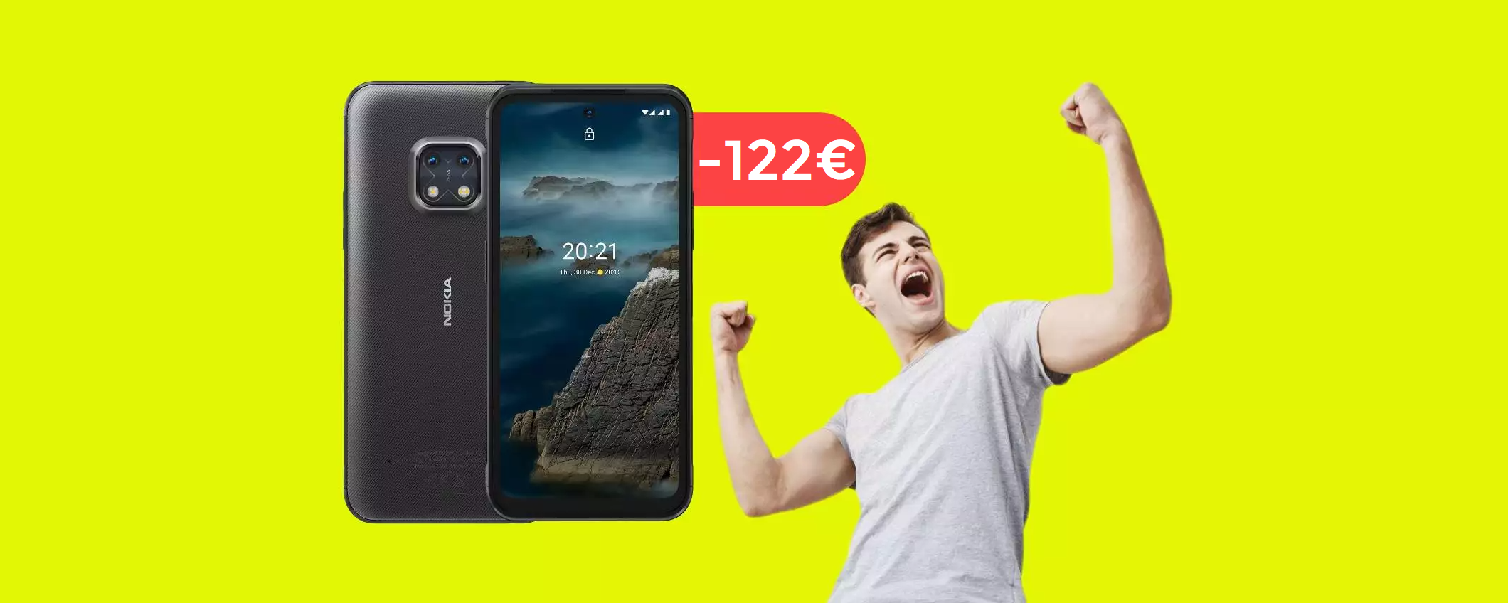 Smartphone Nokia INDISTRUTTIBILE: oggi al miglior prezzo (-122€)