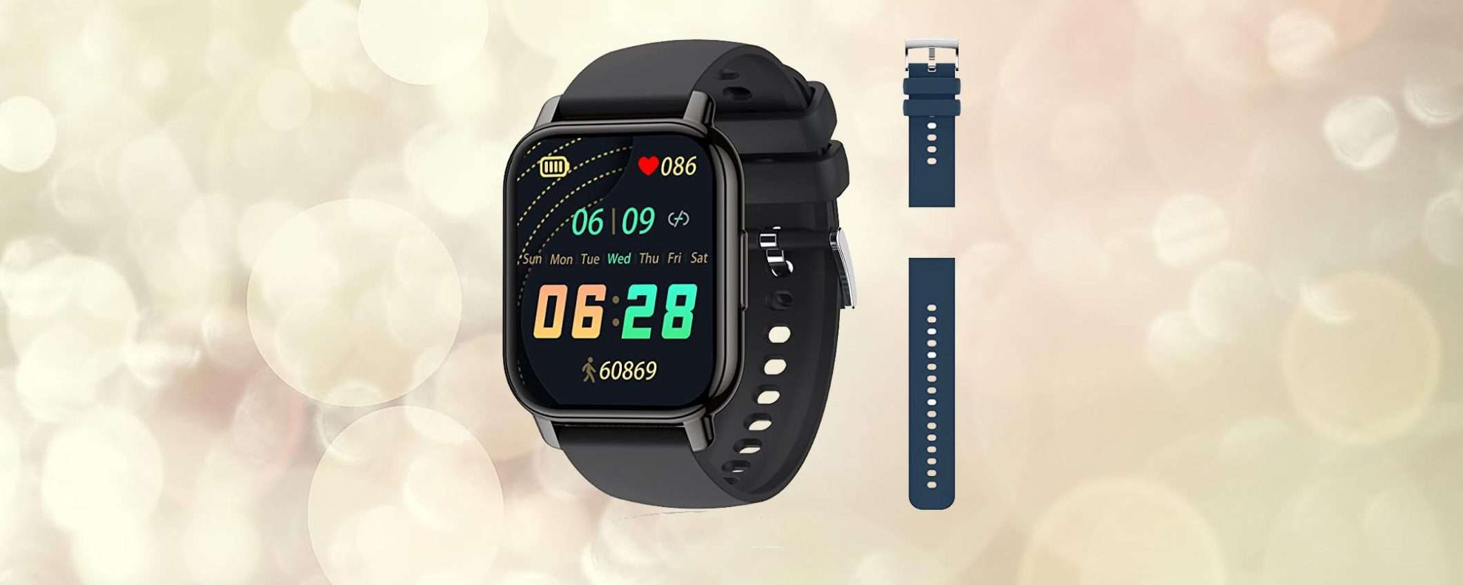 Smartwatch Popglory oggi tuo a soli 39,99 € solo su Amazon(-33%)