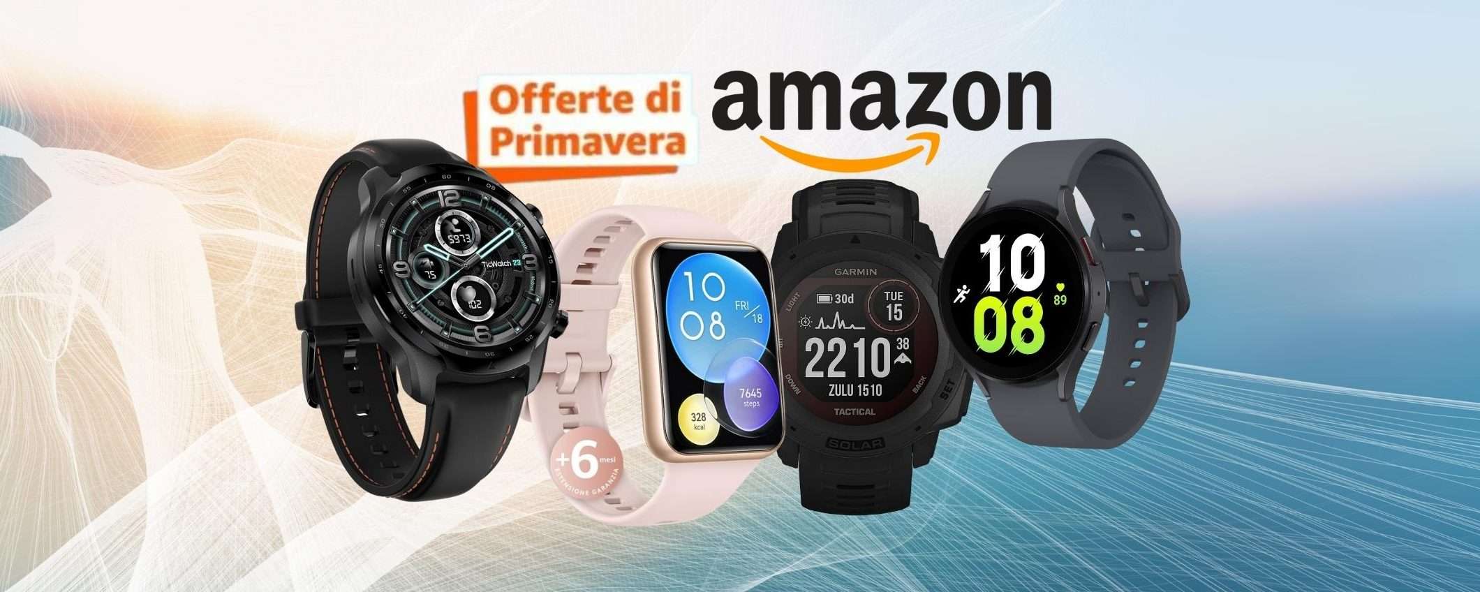 Gli smartwatch da comprare nelle Offerte di Primavera Amazon