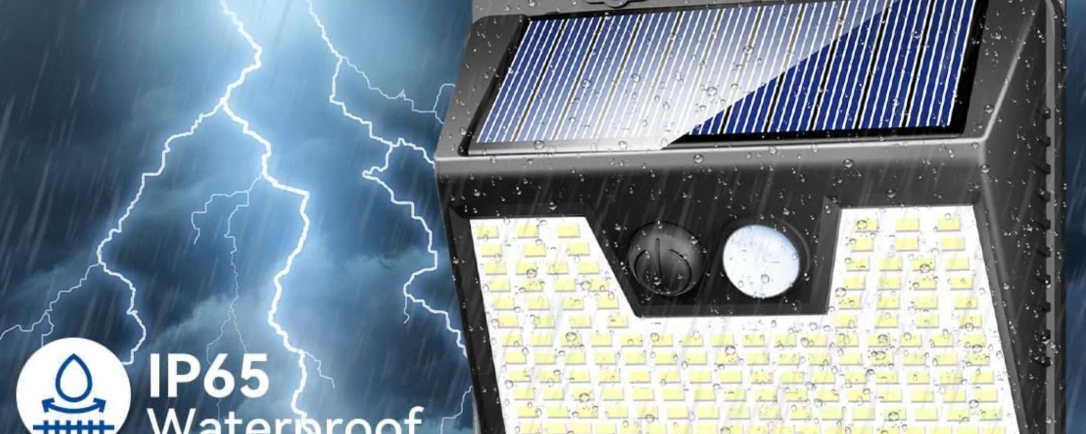 Sorprendente faro solare a 5€: tanta luce tutta GRATIS, promo scorta Amazon