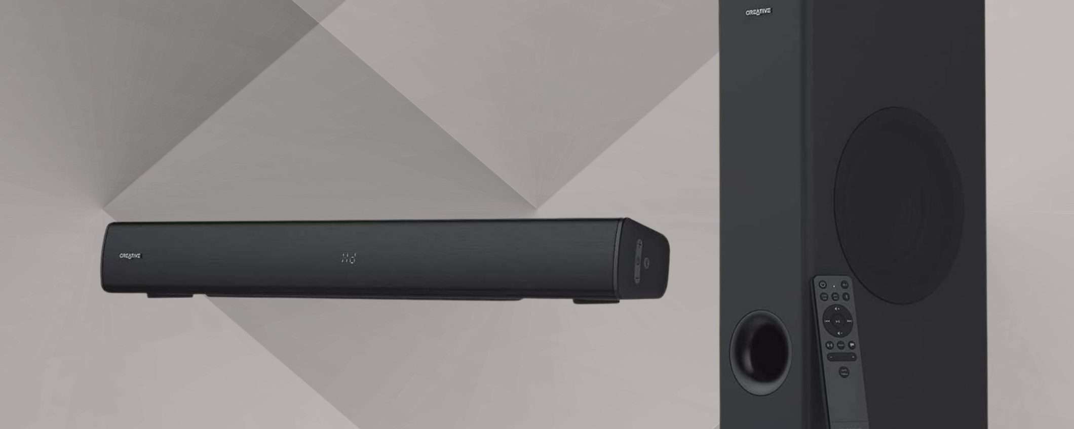 Creative: un MOSTRO di soundbar 160W con subwoofer wireless a 89€