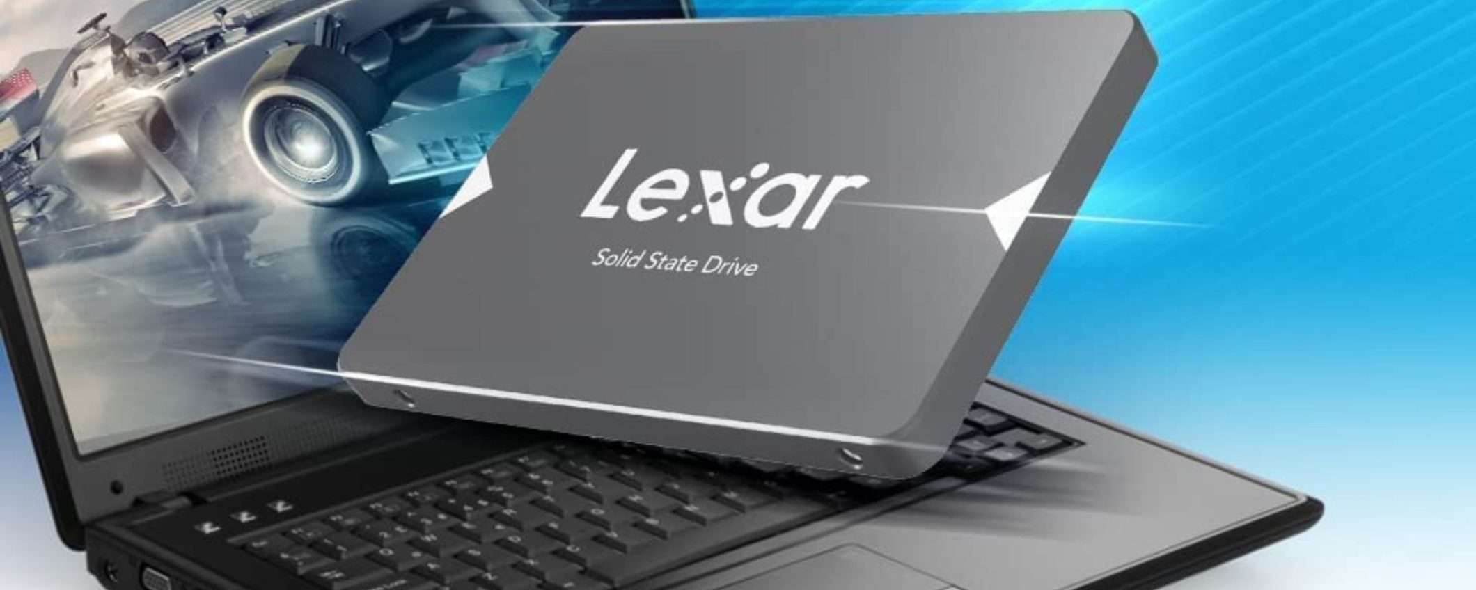 SSD da 256GB firmato Lexar a prezzo SHOCK limitatissimo su Amazon (16€)