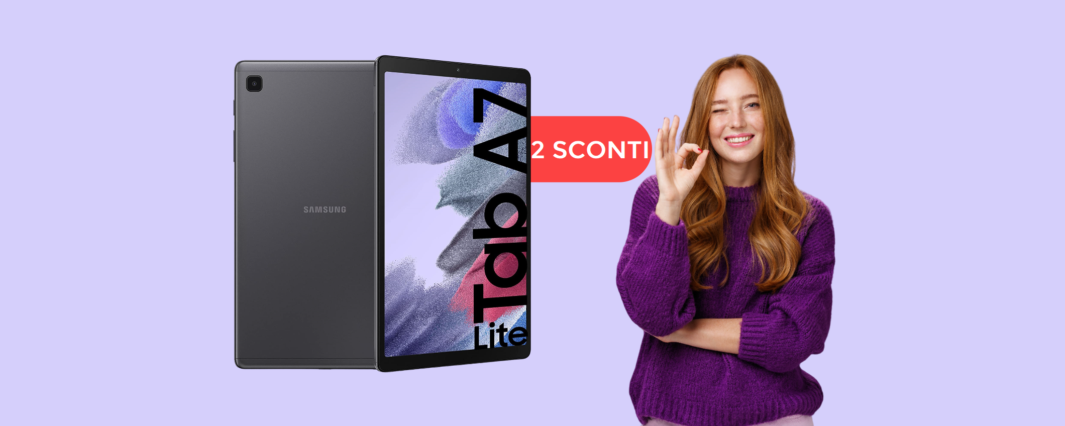 Tablet Samsung a prezzo SHOCK: lo porti a casa con poco più di 100€