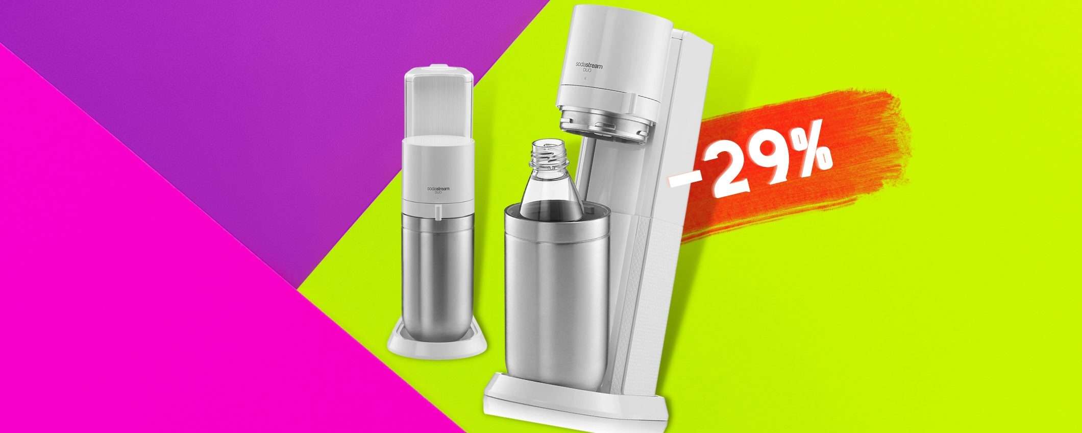 Sodastream: MEGAPACK per rendere la tua vita frizzante (-29%)