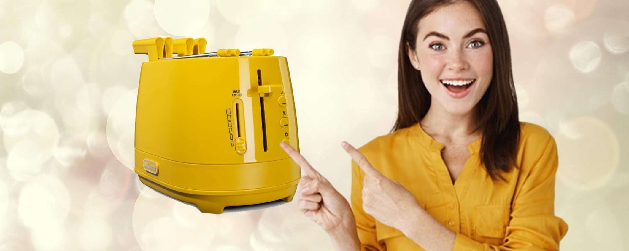 Tostapane De' Longhi oggi tuo ad un prezzo FOLLE su Amazon(-42%)