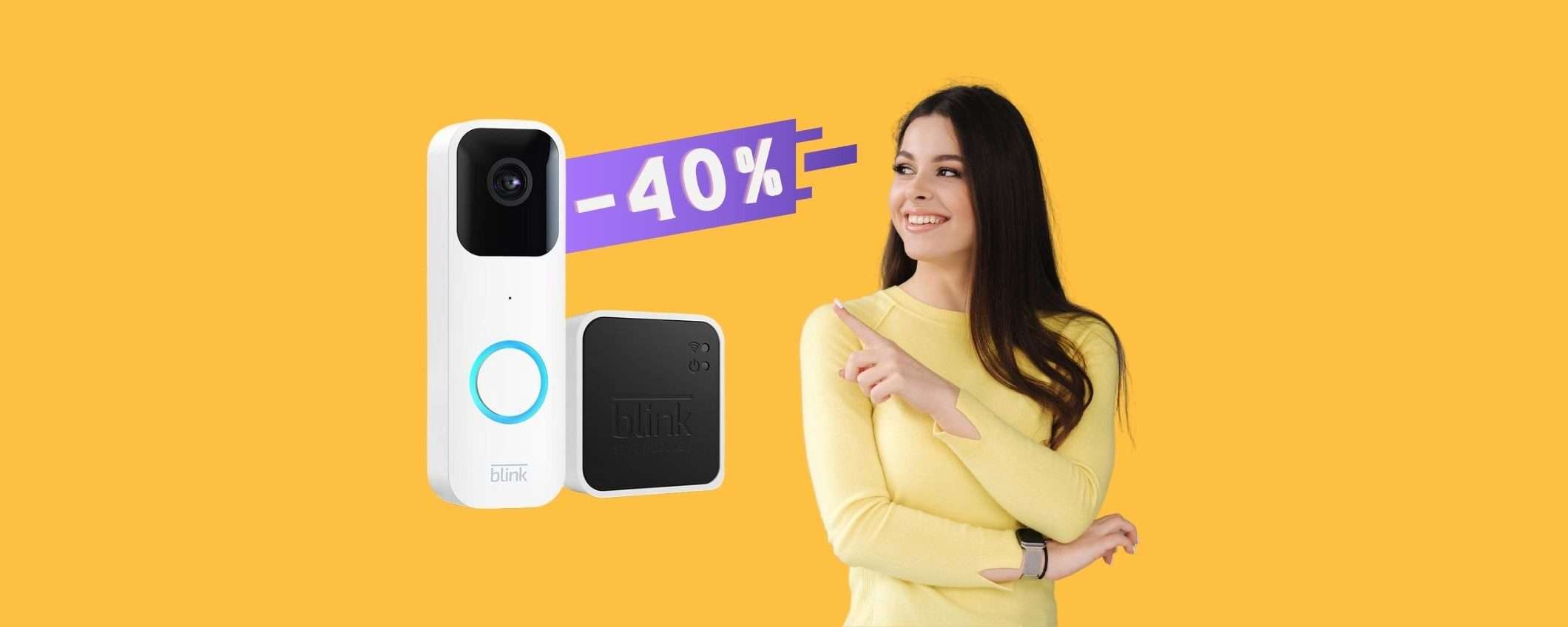 Videocitofono smart con integrazione Alexa al 40% su Amazon