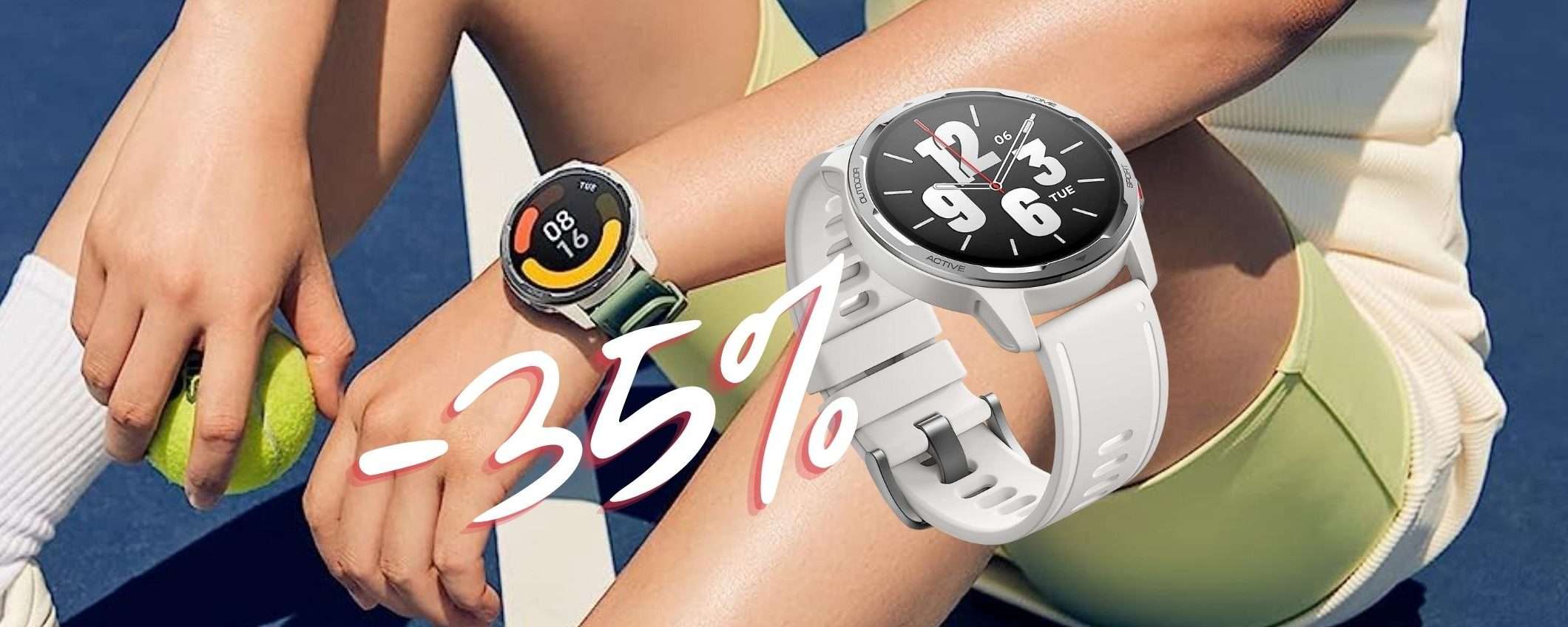 Xiaomi Watch S1 Active a prezzo da CAPOGIRO su Amazon (-35%)