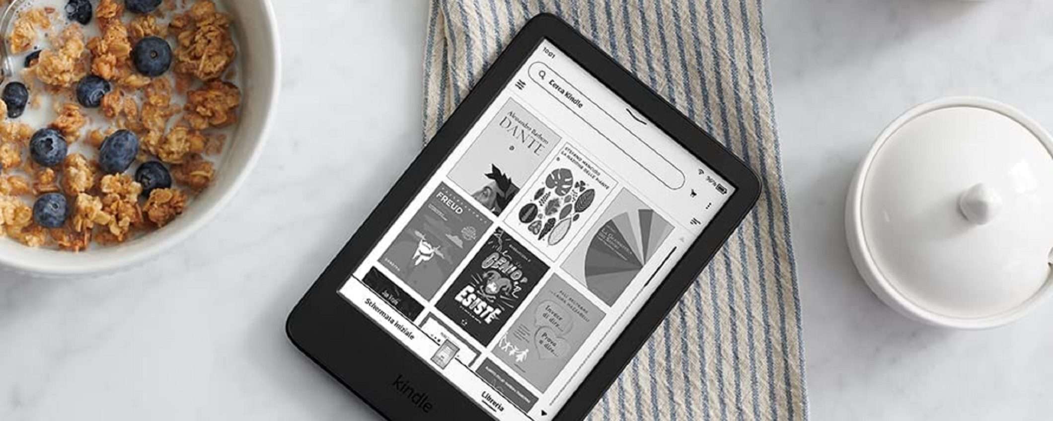 Amazon Kindle 2022: prezzo BOMBA per il Re degli e-reader