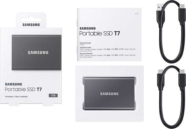 SSD esterno Samsung T7 da 1 TB