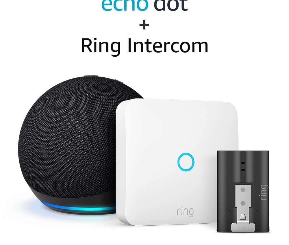 Amazon Ring Intercom, Batteria extra e Echo Dot in offerta: soli 89€ (invece di 224€!)