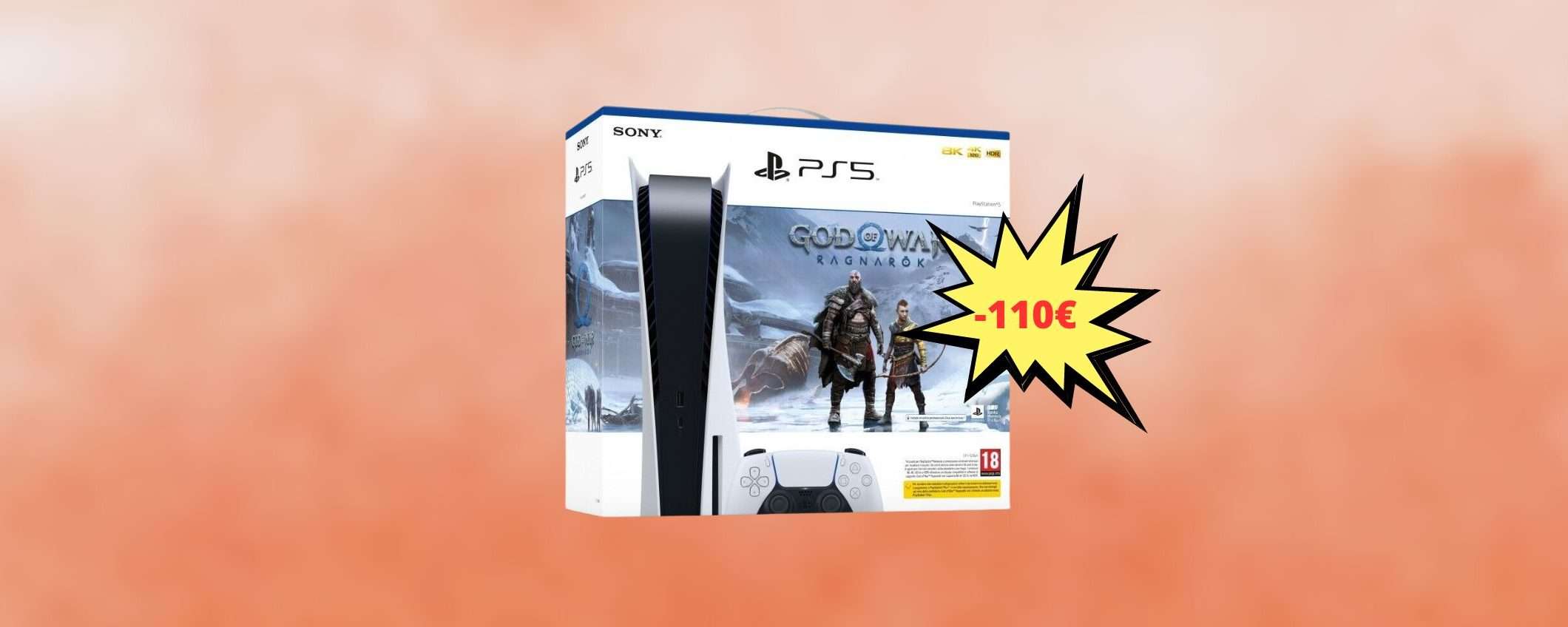 BOMBA eBay: PS5 e God of War con 110€ di sconto, sta andando a ruba