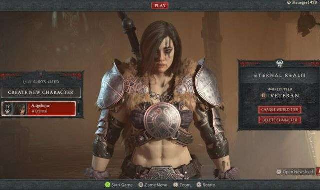 Diablo 4 gameplay editor personaggio