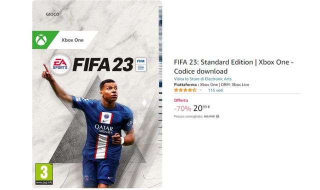 Offerte : FIFA 23 Standard Edition per PS4 in sconto a un nuovo  prezzo minimo storico 