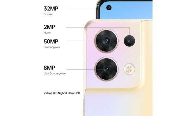 Fotocamera OPPO Reno8 5G