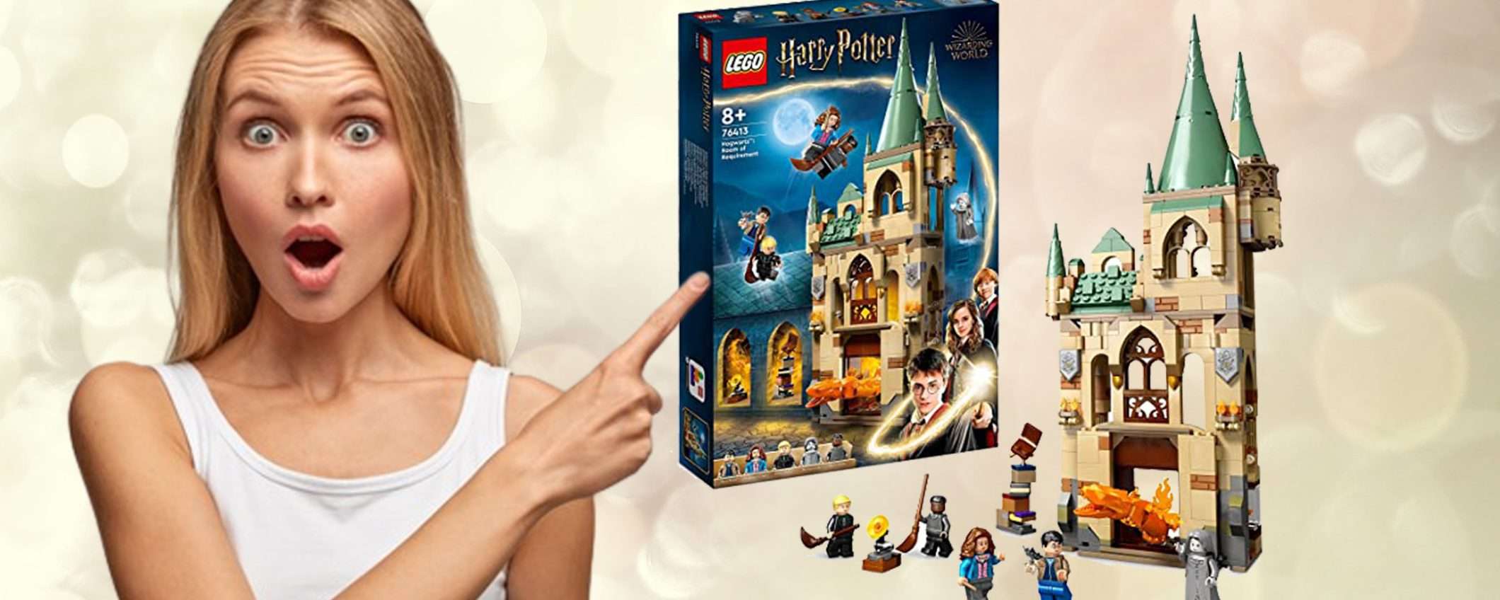 LEGO Harry Potter Hogwarts: la Stanza delle Necessità al prezzo BOMBA!