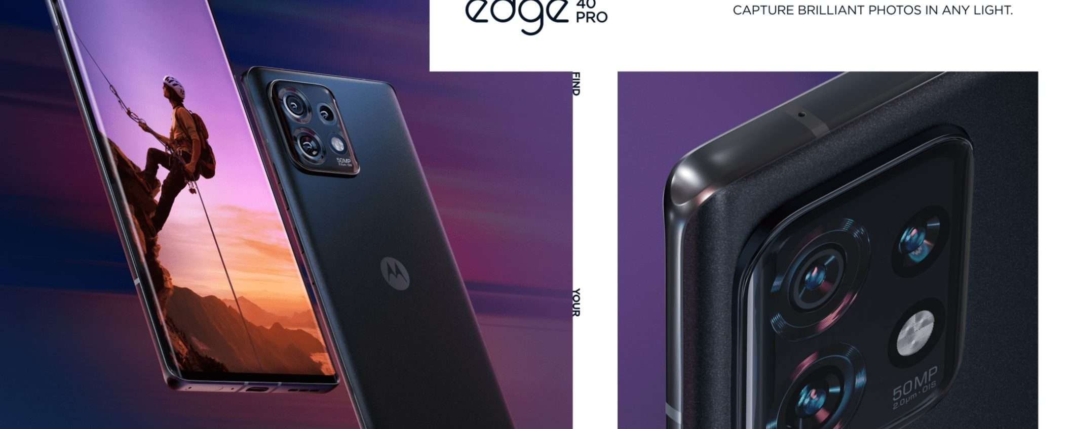 Motorola Edge 40 Pro ufficiale: ricarica TURBO e design spaziale!