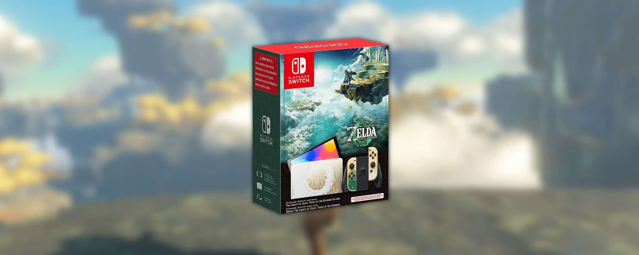 La Nintendo Switch OLED in edizione Zelda è in pre-order su Amazon