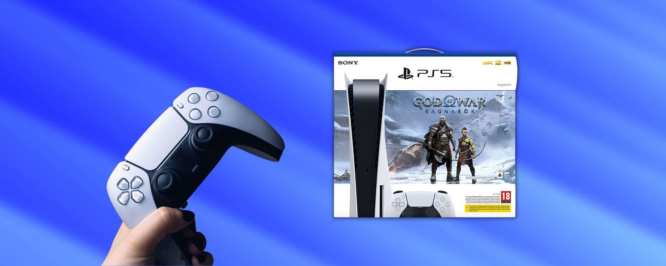 PS5 con lettore disco e God of War: prezzo più basso di sempre su Amazon