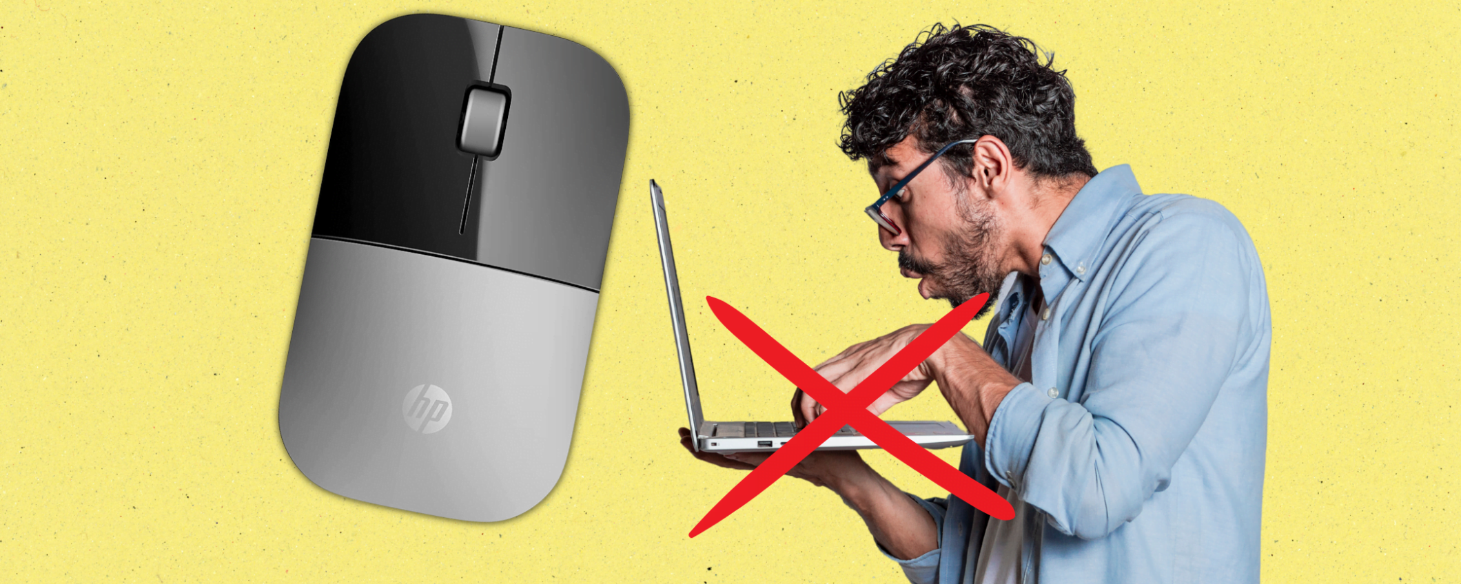 Niente più scomodi touchpad con questo Mouse Wireless HP in sconto