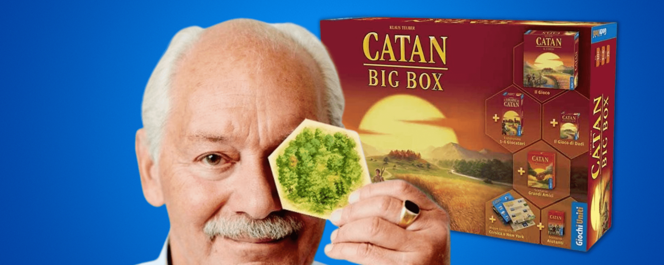 Catan Big Box in sconto: un'occasione per omaggiare Klaus Teuber