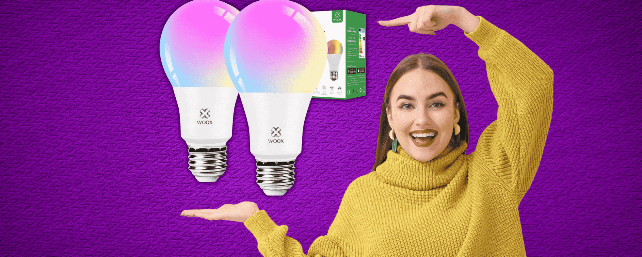 Personalizza la tua stanza con queste Lampadine LED Smart in sconto