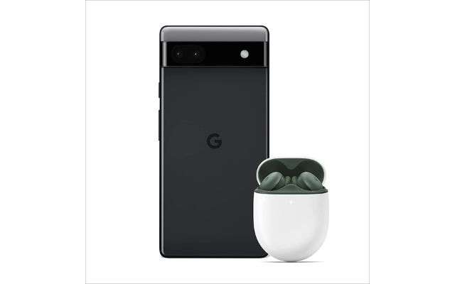 Google Pixel 6a con Pixel Buds Series A