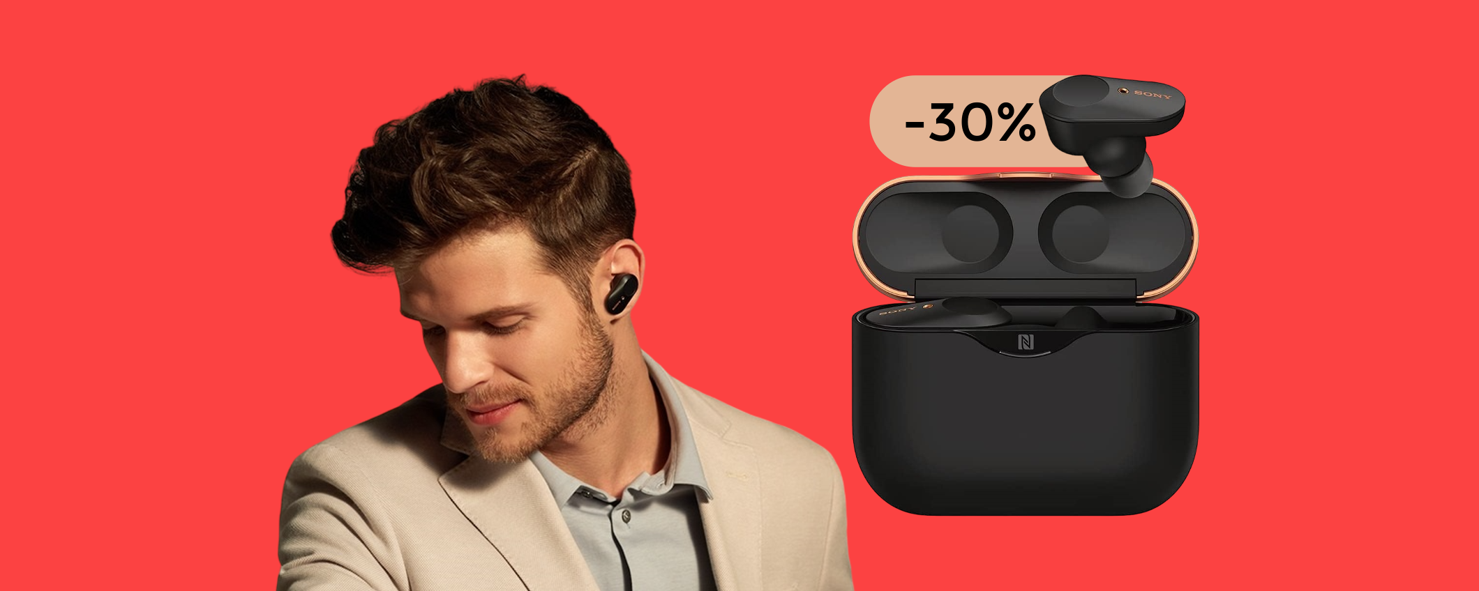 Auricolari Sony da non perdere: c'è il MAXI SCONTO su Amazon (-75€)