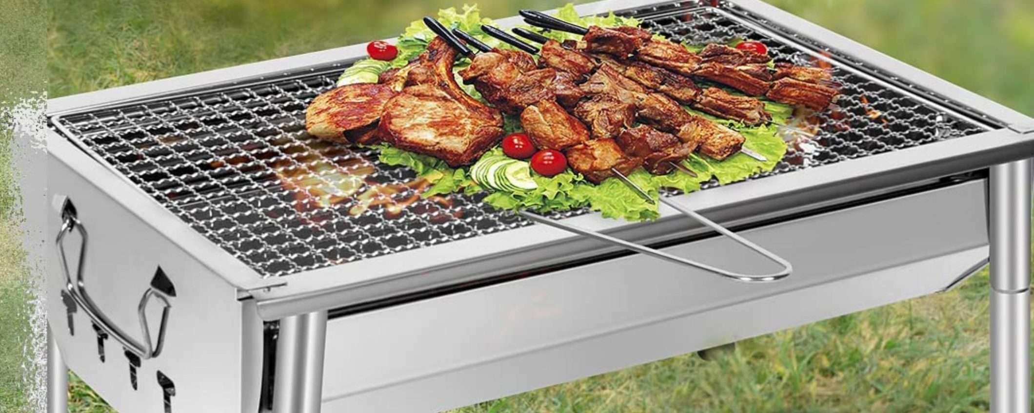 Un barbecue portatile ECCEZIONALE a 27€ per salvare la prossima grigliata