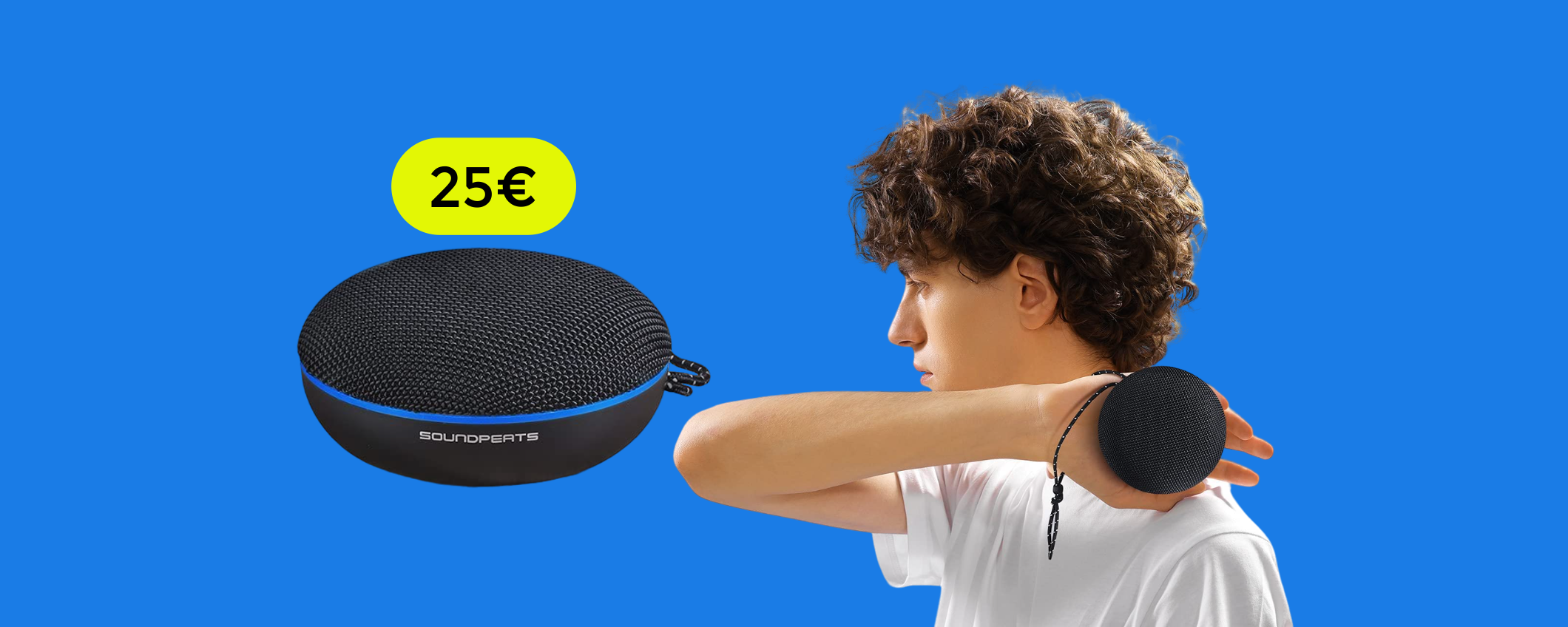 Cassa Bluetooth impermeabile: musica e chiamate anche in doccia (25€)