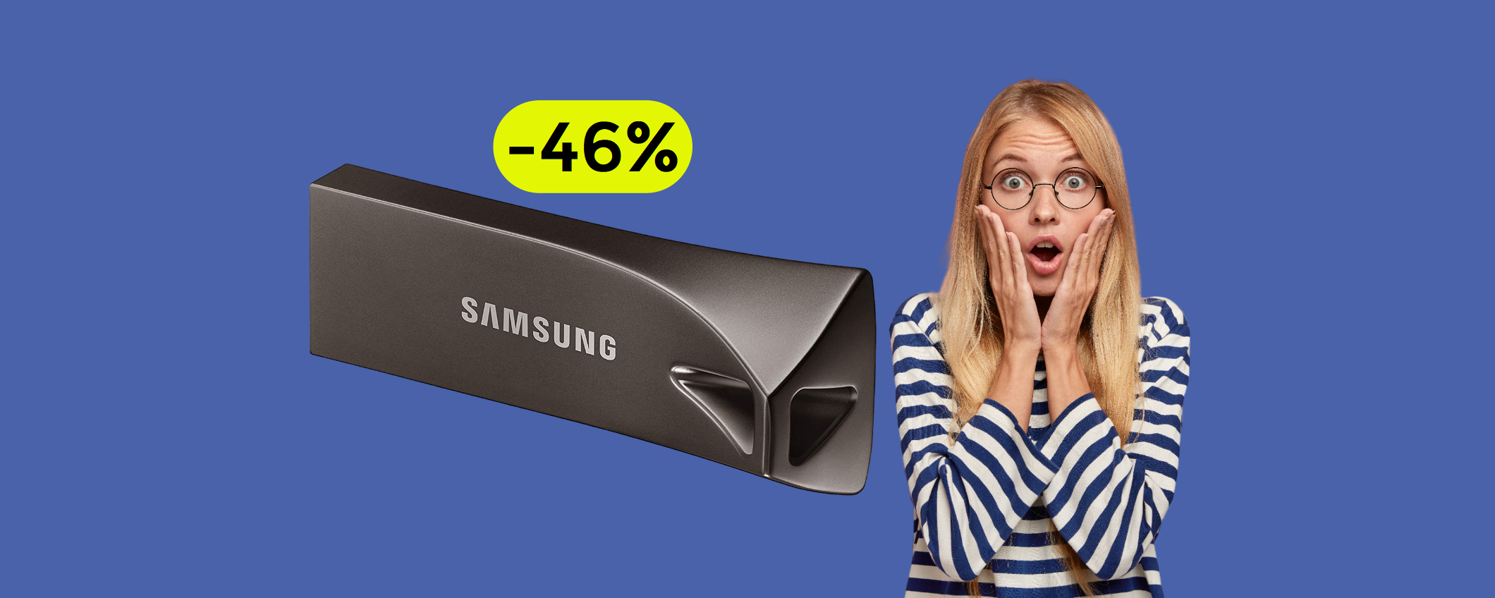 Chiavetta USB Samsung 256GB: il TOP ad un prezzo di appena 38€