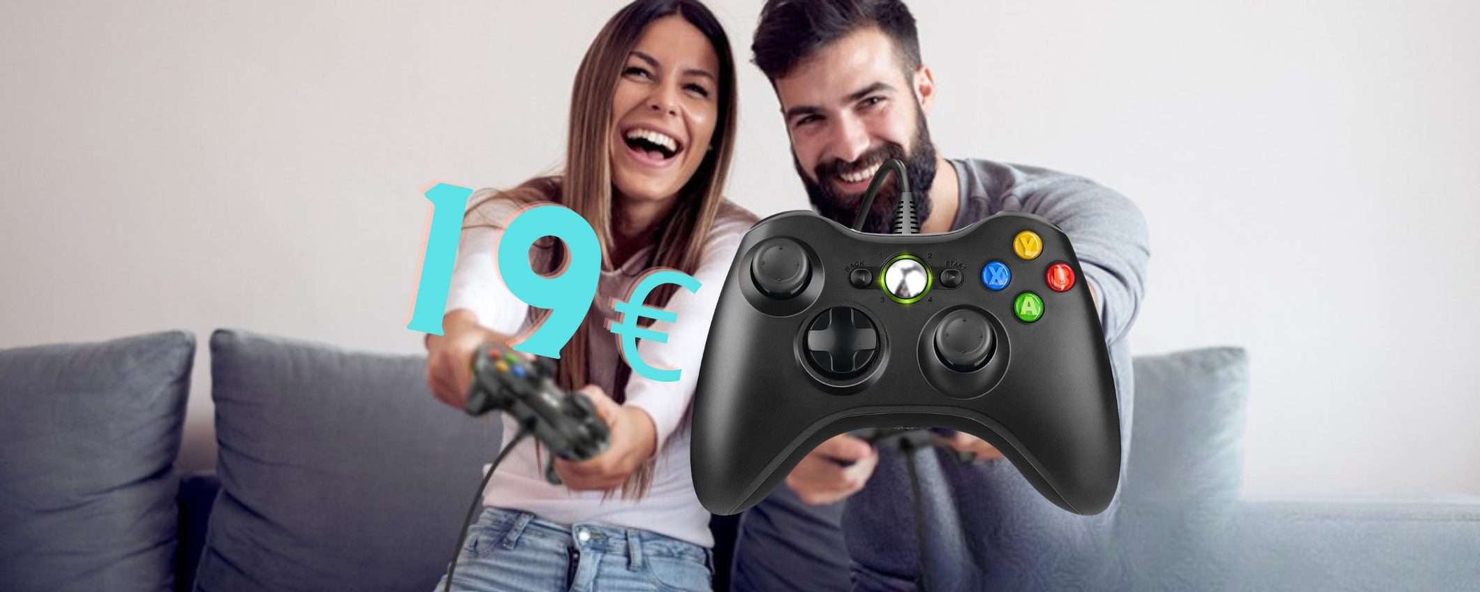 Controller per PC e Xbox a SOLI 19€ con lo SCONTO del 47% su Amazon