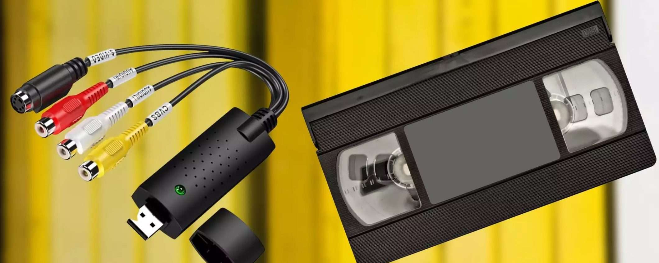 Non rinunciare ai ricordi: videocassette subito in digitale, GENIALATA a 6€