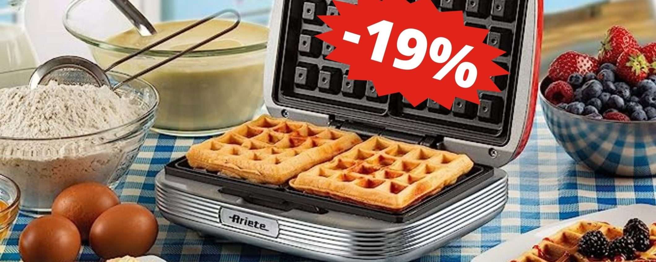 Ariete Waffle Maker: fantastica promozione su Amazon