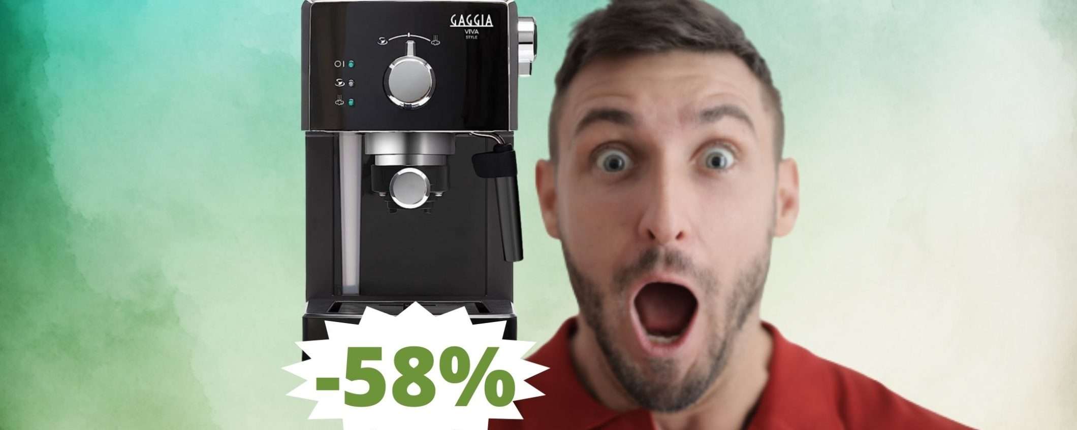 GAGGIA Viva Style: il caffè espresso come al bar a casa tua (-58%)