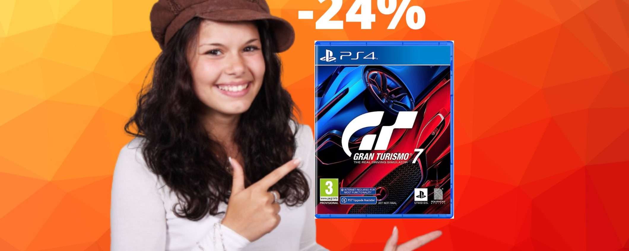 Gran Turismo 7 per PS4: ottimo sconto del 24% su Amazon